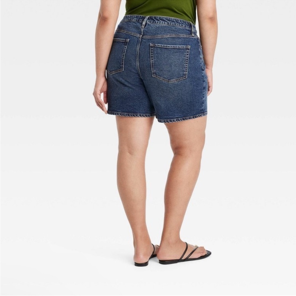 Women's High-Waisted Bermuda Jean
Shorts - Ava & Viv™. Plus Size 26. NWT! - Picture 2 of 6